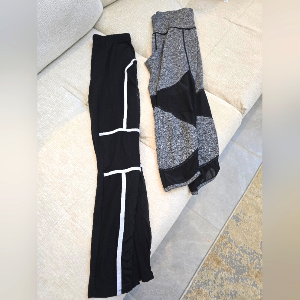 2 pc Fashion Nova Stylish Yoga Leggings Set